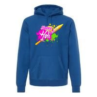 Colorful Pichkari Happy Holi Gift Premium Hoodie