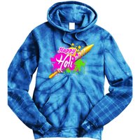 Colorful Pichkari Happy Holi Gift Tie Dye Hoodie