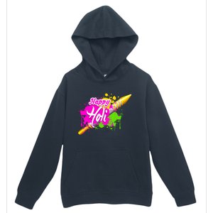 Colorful Pichkari Happy Holi Gift Urban Pullover Hoodie