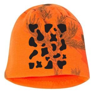 Cow Print Halloween Costume Cow Animal Kati - Camo Knit Beanie