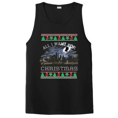 Christmas Political Humor Xmas Saying Pro Trump Anti Biden PosiCharge Competitor Tank