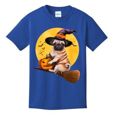 Cute Pug Halloween Costume Shirt Boys Girls Dog Kids T-Shirt