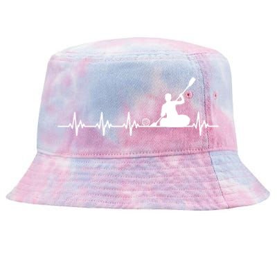 Canoe Polo Heartbeat Costume Love Water Team Sports Cool Gift Tie-Dyed Bucket Hat