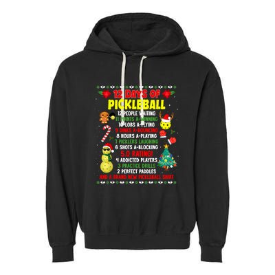 Christmas Players Holiday Season Garment-Dyed Fleece Hoodie