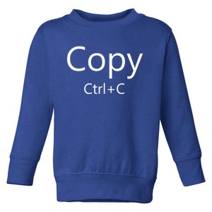 Copy Paste Halloween Couples Costume Matching Set Nerd Geek Gift Toddler Sweatshirt