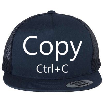 Copy Paste Halloween Couples Costume Matching Set Nerd Geek Gift Flat Bill Trucker Hat