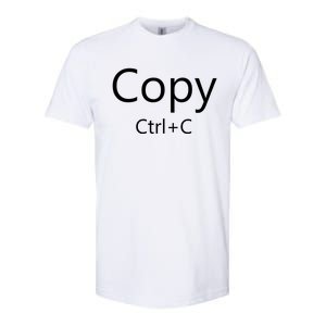 Copy Paste Halloween Couples Costume Matching Set Nerd Geek Gift Softstyle CVC T-Shirt