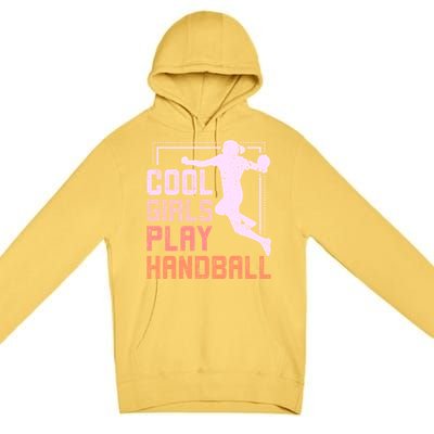 Cool Play Handball Cool Gift Premium Pullover Hoodie