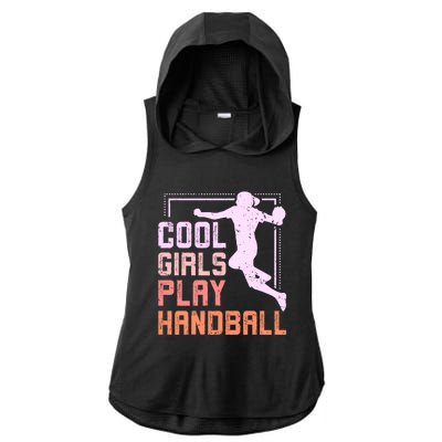 Cool Play Handball Cool Gift Ladies PosiCharge Tri-Blend Wicking Draft Hoodie Tank