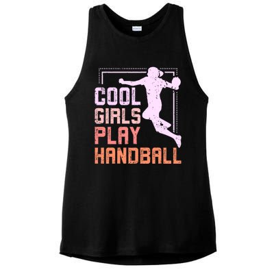 Cool Play Handball Cool Gift Ladies PosiCharge Tri-Blend Wicking Tank