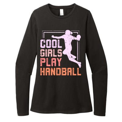 Cool Play Handball Cool Gift Womens CVC Long Sleeve Shirt