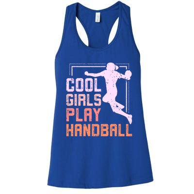 Cool Play Handball Cool Gift Women's Racerback Tank