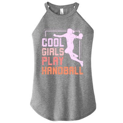 Cool Play Handball Cool Gift Women's Perfect Tri Rocker Tank