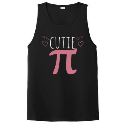 Cutie Pi Hearts Happy Pi Day Gift For Moth Lovers PosiCharge Competitor Tank