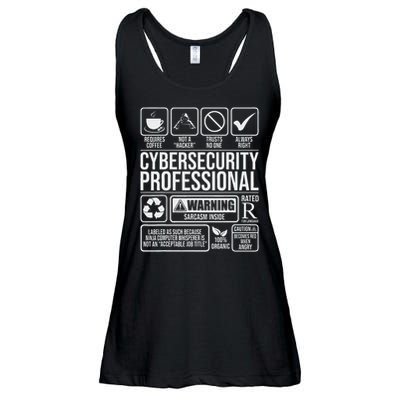 Cybersecurity Professional Hacker Certified Tech Security Ladies Essential Flowy Tank