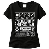 Cybersecurity Professional Hacker Certified Tech Security Women's T-Shirt