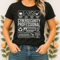 Cybersecurity Professional Hacker Certified Tech Security Women's T-Shirt