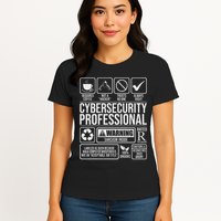 Cybersecurity Professional Hacker Certified Tech Security Women's T-Shirt
