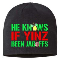 Christmas Pittsburghese He Knows If Yinz Been Jagoffs Sustainable Beanie