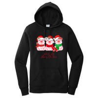 Christmas Pigs Ho Ho Ho Merry Christmas Christmas Farm Women's Pullover Hoodie