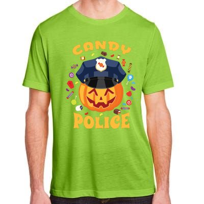 Candy Police Halloween Party Costume Security Funny Adult ChromaSoft Performance T-Shirt