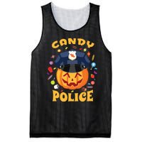 Candy Police Halloween Party Costume Security Funny Mesh Reversible Basketball Jersey Tank