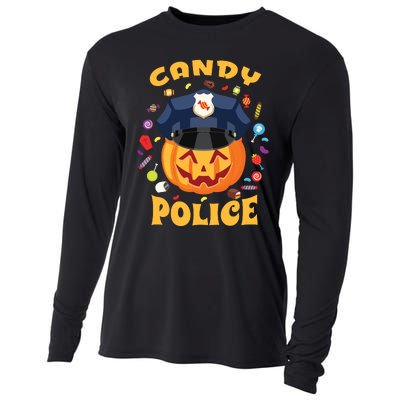 Candy Police Halloween Party Costume Security Funny Cooling Performance Long Sleeve Crew