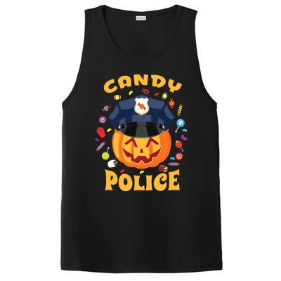 Candy Police Halloween Party Costume Security Funny PosiCharge Competitor Tank