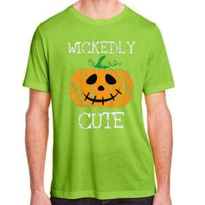 Cute Pumpkin Halloween Funny Quote Littles Adult ChromaSoft Performance T-Shirt