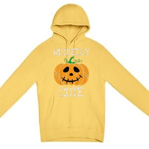 Cute Pumpkin Halloween Funny Quote Littles Premium Pullover Hoodie