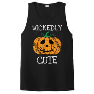 Cute Pumpkin Halloween Funny Quote Littles PosiCharge Competitor Tank