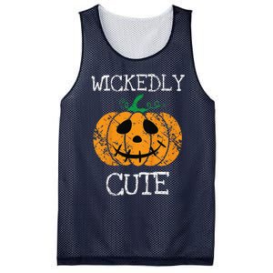 Cute Pumpkin Halloween Funny Quote Littles Mesh Reversible Basketball Jersey Tank