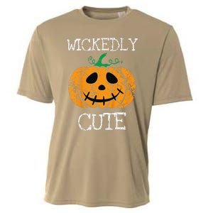 Cute Pumpkin Halloween Funny Quote Littles Cooling Performance Crew T-Shirt