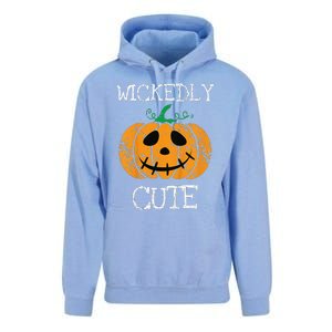 Cute Pumpkin Halloween Funny Quote Littles Unisex Surf Hoodie