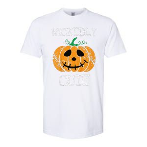 Cute Pumpkin Halloween Funny Quote Littles Softstyle CVC T-Shirt