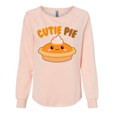 Cutie Pie Holiday Cute Gift Womens California Wash Sweatshirt