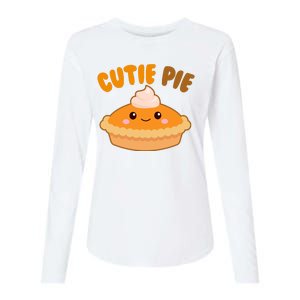 Cutie Pie Holiday Cute Gift Womens Cotton Relaxed Long Sleeve T-Shirt