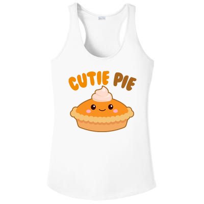 Cutie Pie Holiday Cute Gift Ladies PosiCharge Competitor Racerback Tank