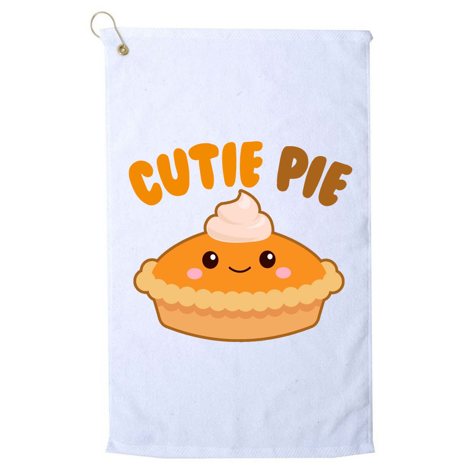 Cutie Pie Holiday Cute Gift Golf Towel