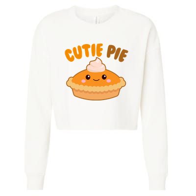 Cutie Pie Holiday Cute Gift Cropped Pullover Crew