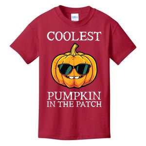 Coolest Pumpkin In The Patch Toddle Kids Boy Halloween Kids T-Shirt