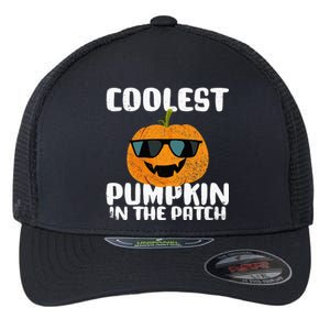 Coolest Pumpkin In The Patch Halloween Girls Kids Flexfit Unipanel Trucker Cap