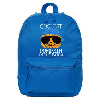 Coolest Pumpkin In The Patch Halloween 16 in Basic Backpack