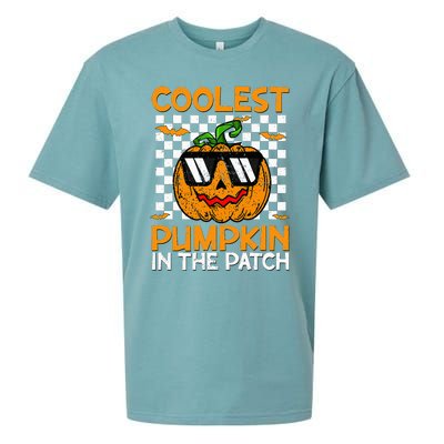 Coolest Pumpkin In The Patch Outfit Halloween Sueded Cloud Jersey T-Shirt