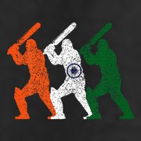Cricket Player Indian Flag Vintage India Cricket Beanie