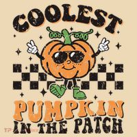 Coolest Pumpkin In The Patch Halloween Bag