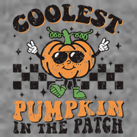 Coolest Pumpkin In The Patch Halloween Tall Hoodie
