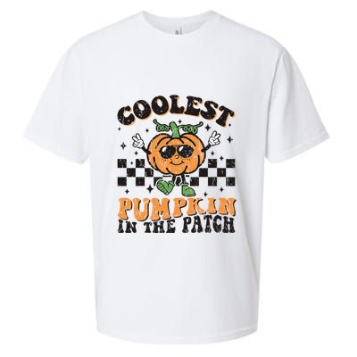Coolest Pumpkin In The Patch Halloween Sueded Cloud Jersey T-Shirt