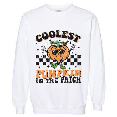 Coolest Pumpkin In The Patch Halloween Garment-Dyed Sweatshirt