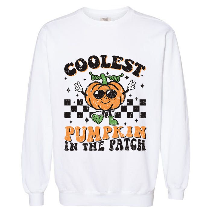 Coolest Pumpkin In The Patch Halloween Garment-Dyed Sweatshirt